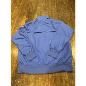 Vintage Nike The Athletic Dept‎ Womens Blue Jacket XL Black Embroidered ~Swoosh thumbnail 8