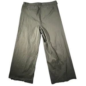 Torrid‎ Wide Leg Crop Pants Womens 20R Olive Green High Rise Stretch Cotton thumbnail 2