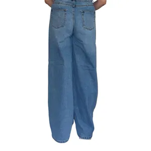 Forever 21 Light Blue High-Rise Wide Leg Jeans thumbnail 3