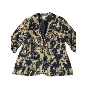 Coldwater Creek Blazer Womens PS6-8 Petites Used Black Brown Lined 3/4 Sleeve thumbnail 4