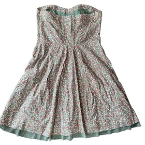 American Eagle Floral Strapless Dress thumbnail 2