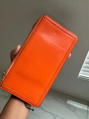 Tory Burch Leather orange wristlets  thumbnail 3