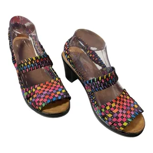 Bernie Rainbow WOMEN'S FASHION SUMMER HEEL SANDAL SHOES - Rainbow colors size 9 thumbnail 5