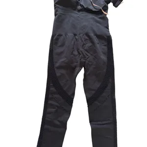 Innovista Womens Black Mesh Jumpsuit Size S Yoga Workout Unitard One-Piece thumbnail 7