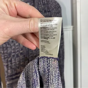 Free People Rachel Cardigan Sweater‎ Dress Purple Button Mini Marled V-neck thumbnail 7