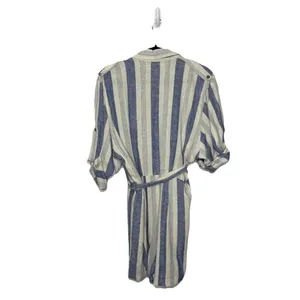 Jen's Pirate Booty Imperial Jumpsuit Linen Blend Striped Romper Size Medium thumbnail 5
