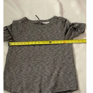 THML Grey flutter‎ sleeve top thumbnail 4