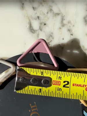 Noir NWT Set of 6 Matte Triangle Claw Hair Clips Neutral Pastel Colors thumbnail 2