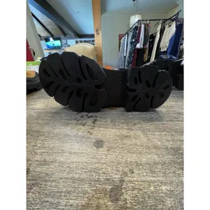 Farm Rio Tall Black Suede Boots Size 8.5 Lug Sole thumbnail 5