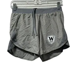Under Armour Heat Gear Loose Shorts Women’s Size Med Grey‎ Running Sporty Active thumbnail 1