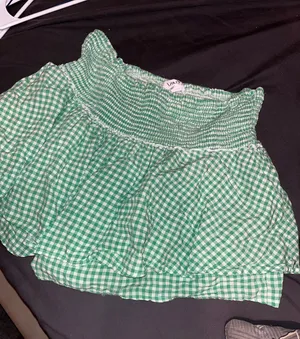 VINY plaid skort, super stretchy Green Size XL thumbnail 1