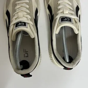 De Florance Cloudea Leather Sneakers Shoe Size 9.5 Cream Black Italy thumbnail 11