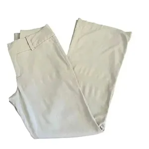 Ellemenno Mid Rise Ivory Wide Leg Y2K Trousers Casual Women’s Pants SZ 9 #1278 thumbnail 5