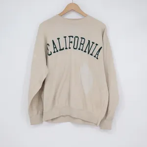 Reflex California Graphic Sweatshirt Tan Beige Green Arch Logo Crewneck Medium thumbnail 2