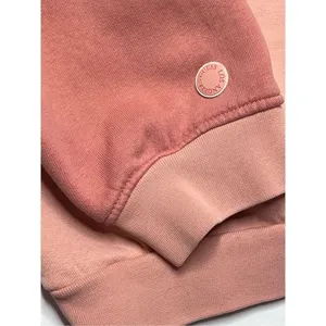 Guess Heavyweight‎ Hooded Sweatshirt Hoodie Unisex Retails $118 Peach Colorblock thumbnail 8