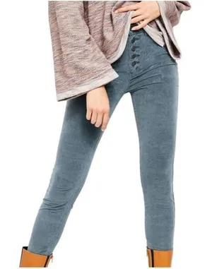 Free People We the Free Sun Chaser corduroy 25 high rise skinny pants thumbnail 1