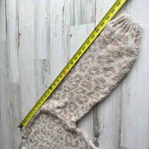 NWT Saltwater Luxe Animal Leopard Print Fuzzy Crew Neck Sweater XL Beige Tan‎ thumbnail 10