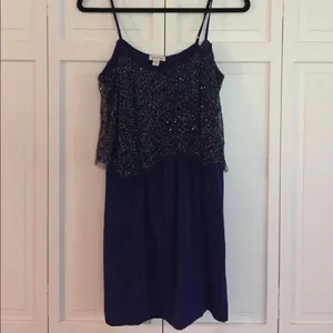 SALE Beaded shift cocktail dress size m thumbnail 3