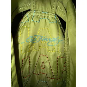 Vintage DON ED HARDY DESIGNS Stitched Logo Quilted Back Pack thumbnail 6