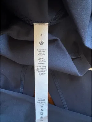 Lululemon Wunder Train High Rise 25” True Navy Size 4 NWT thumbnail 6
