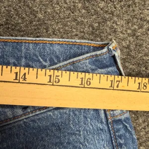 Abercrombie & Fitch Curve Love 90s Straight Mid Rise Jeans Blue 32 14S thumbnail 5