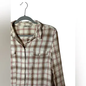 Old Navy Women's‎ Plaid Flannel Shirt - Size Large thumbnail 3
