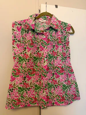 Entro Women’s Floral Blouse Top thumbnail 1