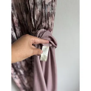 Eliza J‎ Women's 14 Gown Plum Metallic Sleeveless Halter Neck Pleated Dress NEW thumbnail 13