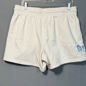 DISNEY Mickey Mouse Shorts Womens Large‎ Cream Graphic Lounge Drawstring Travel thumbnail 5