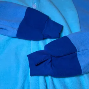 Disney Stitch Adult Size XL Costume Kigurumi Pajamas Blue Hututu‎ Fleece thumbnail 12