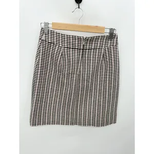J. Crew‎ Factory Plaid Pink Tweed Mini Skirt Womens Size 0 E1665 Academia Preppy thumbnail 2