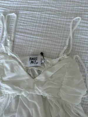 Princess Polly White Tank Top thumbnail 3