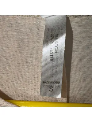 Kimberly C Sand Layered Hi-Low Top S NWT thumbnail 7