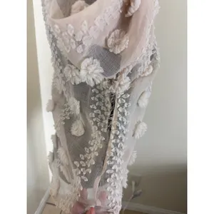 Charming Zara Light Pink Floral 3D Appliqué Blouse XS thumbnail 6