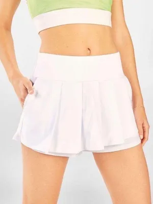 Fabletics White Pleated Skort thumbnail 1