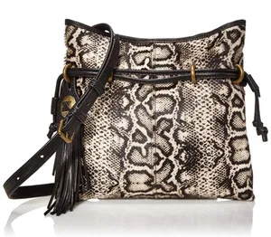 🐍 Frye Sacha Snake‎ Print Leather Mini Crossbody Bag with Tassel ✨ thumbnail 1