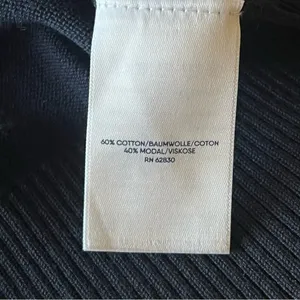 NEW Land’s End Classic Cardigan sweater, navy blue, size S, relaxed fit thumbnail 8