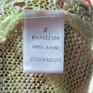 MAK SWEATER | Yellow Lightweight Knit Sweater Sz S thumbnail 7