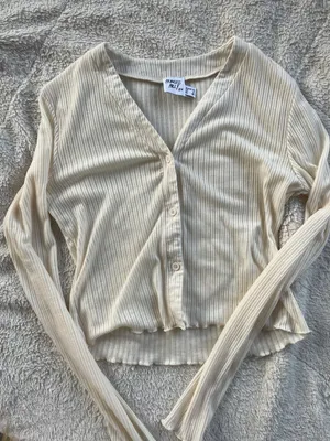 White Long Sleeve Top thumbnail 4