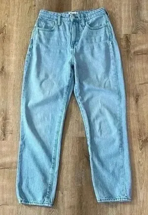 MADEWELL | Woman's Light Wash Curvy Perfect Vintage Jean, Size 25 thumbnail 1