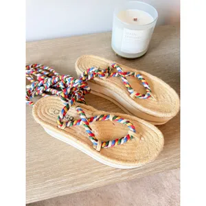 O Bag Platform‎ Espadrille Rope Sandals Women Multi-color EU 37 thumbnail 7
