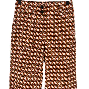 Maeve Naomi High‎ Waisted Flare Pants Geometric Print Magic Fabric Size 2 thumbnail 6