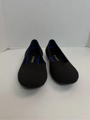 Rothys The Flat Ballet Shoes Round Toe Comfort Travel Washable Black Blue thumbnail 2