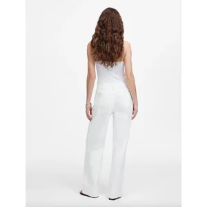 Madewell Low Slung Baggy Jeans Pure White Rigid Wide Leg Relaxed US 28 NWT thumbnail 4