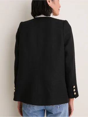 Tuckernuck POMANDER PLACE Black Tweed Jennings Jacket Large thumbnail 4