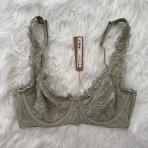 Skims Stretch Lace Unlined Full Coverage Bra Talc Multi Size 34B thumbnail 2