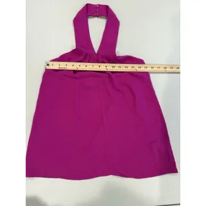 Do+Be Halter Top Women Small Fuschia Lightweight Minimal Fairy Y2K Coquette thumbnail 4
