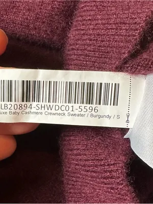 Quince Super Luxe Baby Cashmere Crewneck Sweater - Burgundy thumbnail 4