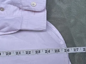 Aritzia TNA Pink Button-Down Shirt in Pink Preppy Classic Capsule Wardrobe Small thumbnail 7