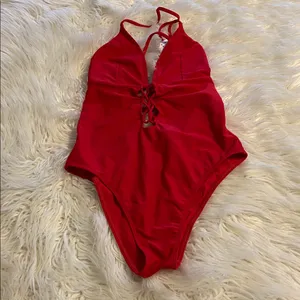 Abercrombie & Fitch Red One Piece size S swimsuit brand new thumbnail 7